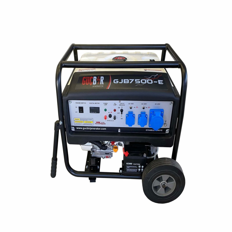 Генератор бензиновий GUCBIR 1 фаза (220В), 6,5кВт, (GJB7500-E)